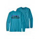 PATAGONIA dámské tričko Long-Sleeved Pastel P-6 Logo Responsibili-Tee®