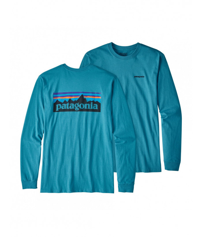 PATAGONIA dámské tričko Long-Sleeved Pastel P-6 Logo Responsibili-Tee®