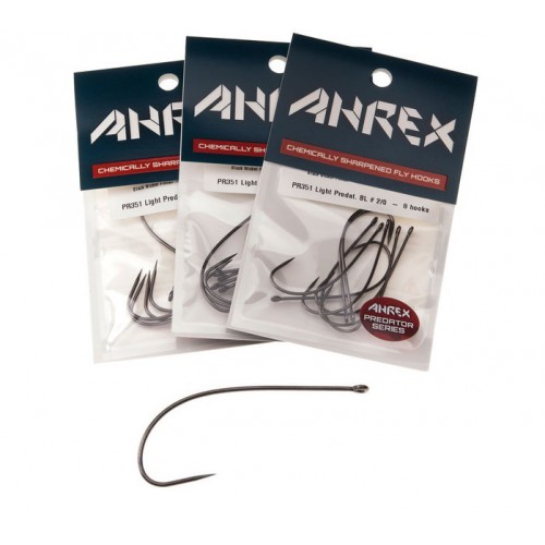 AHREX streamerový háček PR351 – LIGHT PREDATOR, BARBLESS - 8 ks