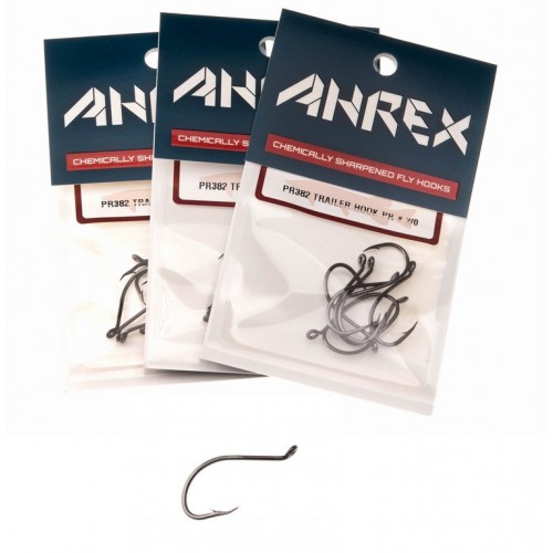 AHREX streamerový háček PR382 – PREDATOR TRAILER HOOK, BARBED - 8 ks