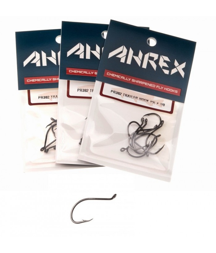 AHREX streamerový háček PR382 – PREDATOR TRAILER HOOK, BARBED - 8 ks