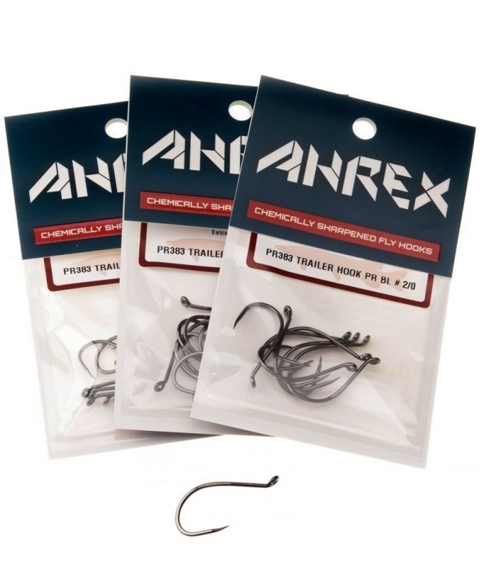 AHREX streamerový háček PR383 – PREDATOR TRAILER HOOK, BARBLESS - 8 ks