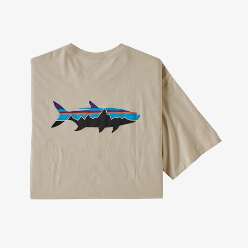 PATAGONIA Fitz Roy Fish Organic Cotton T-Shirt