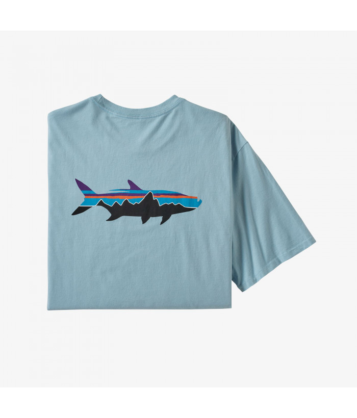 PATAGONIA Fitz Roy Fish Organic Cotton T-Shirt