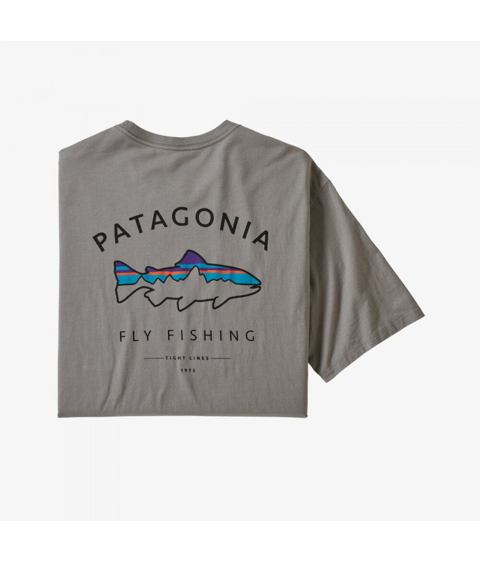 PATAGONIA tričko Framed Fitz Roy Trout Organic Cotton T-Shirt