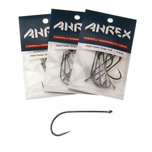 AHREX streamerový háček PR320 – PREDATOR STINGER - 18 ks