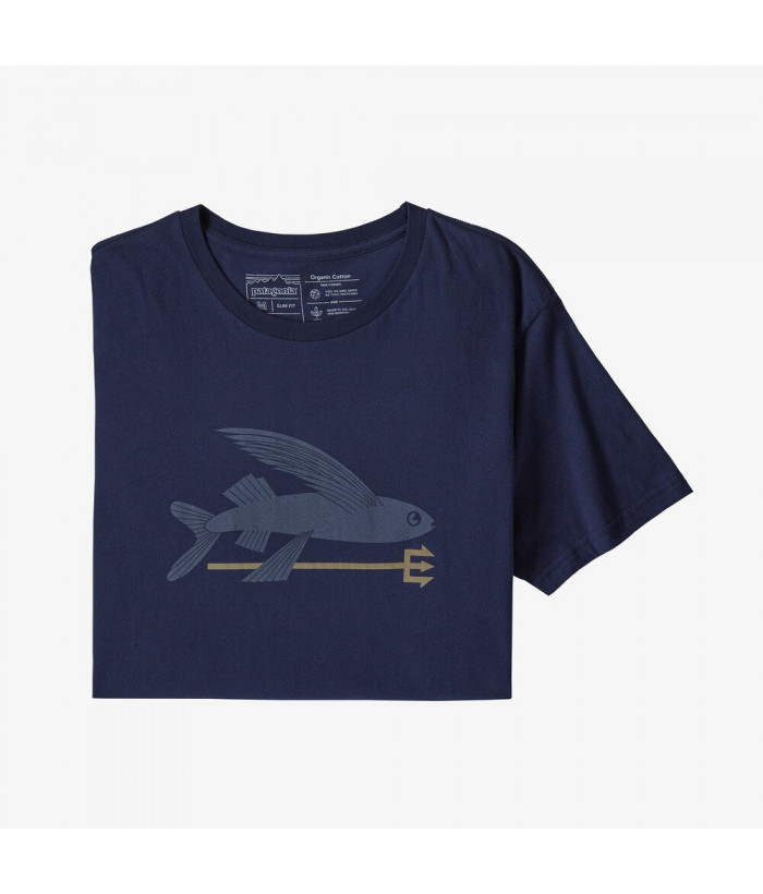 PATAGONIA tričko Flying Fish Organic Cotton T-Shirt